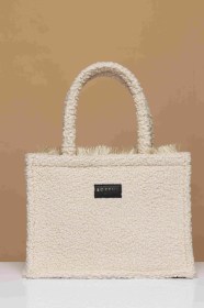 TEDDY BEIGE MEDIUM TOTE BAG (2)